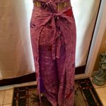2piece Butterfly Boho Pants Set Purple Size L Photo 3