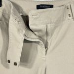 White House | Black Market WHBM SZ 8R Ankle Pants Stretch Pockets Zip-Fly Flat Front Mid-Rise Beige Photo 7