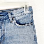 Free People WE THE FREE Ripped Distressed Blue Denim Jean Mini Skirt, Size 26 Photo 7