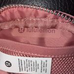 Lululemon  Pink Belt‎ Bag Everywhere Mini Pouch Key Chain Coin Purse Photo 6