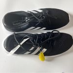 Adidas  Women’s QT Racer Cloud Foam Logo Black and White Sneakers Sz 6.5 Photo 3