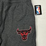 Nba Chicago Bulls Basketball UNK Gray Graphic Logo Joggers Sweatpants Size L Photo 2