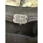 Free People  Medium Black Oversized Crochet Trim Graphic Muscle Bulls Eye Tee Photo 6