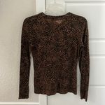 Banana Republic Cheetah Print Long Sleeve Tee Photo 0