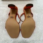 BCBGeneration  Whitney Suede Mule Heel Sandals Red 7 Photo 8