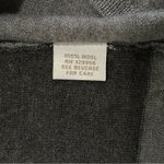 Adrienne Vittadini NWT  Gray Colorblock 100% Wool Open Cardigan Sweater Size S Photo 4