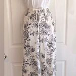 Stars Above x A New Day Floral Print Women's Pants & Ribbed White Shirt XS NWT Photo 0