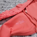 Aerie Ruffle Wide Strap Scoop Bikini Swim Top Women's Size Large Pink Photo 4