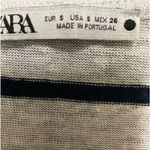 ZARA  short sleeve vneck striped top Photo 2