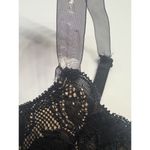 Victoria's Secret  X Chantal Thomass Vintage Garter Teddy Lace Lingerie 34C Black Photo 8