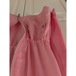 Ralph Lauren LAUREN  Pink Lightweight Jacket Drawstring Waist Zip Front Women's M Photo 4