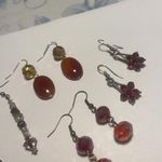 Women’s Lot Of 4 Costume Earrings Pierced Dangle Drop Photo 1