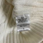 Altar'd State NWT Altar State Crew Neck Cable Knit Sweater Antique White Ivory Size L Photo 7