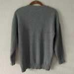 Zenana Gray Sweater Basic Waist cut Size Small Photo 2