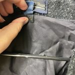 Vintage Hunters Run Wool Peacoat Women 12 Midi Black Leather Trim Winter Coat Photo 6