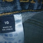 Lands End 38x31 16 Plain Pocket Straight Leg Jeans Plus Blue Photo 7