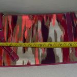 EXPRESS Chevron Pink and Red Wristlet Clutch Photo 4