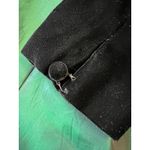 Jessica McClintock Vintage 80’s Black Velvet & Green Bubble Skirt with V-Neck Back Size: Medium Photo 9