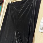 Karen Kane  Women's Black Pants Velvet Wide Leg sz XL pull on elastic waist Photo 3