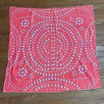 Free People NWOT  Scarf Polka Dot Neon Orange Photo 3