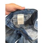 Mother The Waist Tie Patch Rambler Jean Hop On Hop Off Wash Belt Straight 25 Blue Photo 6