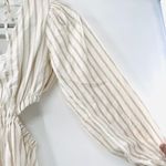 Sam Edelman NEW Emely Mini Cutout Dress Striped Linen Blend Small Dainty Flirty Photo 8