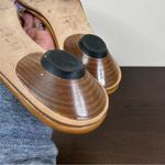 Eric Javits Sandals Womens 8 Multi Color Rainbow Stripe Open Toe Summer Slides Pink Photo 5