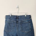 Old Navy [] High Rise The O.G. Denim Shorts Cuffed Medium Wash Smooth Pockets 14 Photo 8