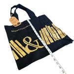 NEW Black & Gold Design Barnes & Noble Book Organic Cotton Tote Bag Travel Style Photo 1