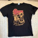 Vintage David Bowie 1972 world tour Black Graphic Kids T Photo 0