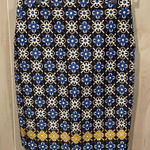 Charter Club Cute mosaic tile Morocco cafe nights lined pencil mini skirt pockets Photo 0