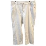 Boutique Wide Leg White High Rise Jeans Denim 2X 14 Plus Size New Never Worn Photo 1