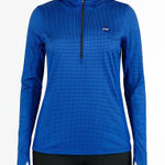 Vineyard Vines  Pullover Hoodie Quarter‎ Zip Performance Athletic Blue Size XS Photo 0