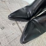 Charles by Charles David  Black Leather Heeled Boots zip sz 6 Photo 2