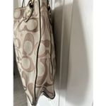 Coach  vintage Tote Purse Signature C Beige Light Khaki/Tan/Cream Y2K Photo 4