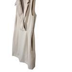 Abercrombie & Fitch NWT Petite Sleeveless Fitted Blazer Mini Dress in Beige Photo 7