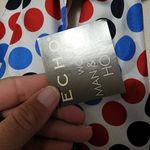 Echo white polka dot silk parallelogram scarf Photo 3