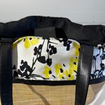 Floral Straw Tote Bag Yellow Black & White Shopper Beach Purse Handbag
Boho Y2K Photo 2