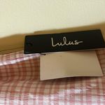 Lulus Womens New  My Own Paradise Pink Gingham Two-Piece Romper ONLY SHORTS Photo 4