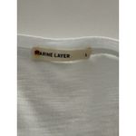 Marine layer T-Shirt Womens L Boyfriend Relaxed Fit V-Neck Tee Soft Pima Cotton Photo 4