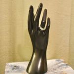 Silver Gothic Bat Ring Photo 4