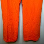 ZARA  Flat Front Wide Leg Orange Trousers Size S NWT Photo 7
