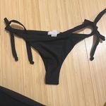 NWT Hope Gypsy Ruffle Bikini Set (XS top S bottom Black Photo 3
