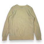 J.Crew  Wool Cable knit Crew Neck Sweater Womens‎ Small Cream Photo 1