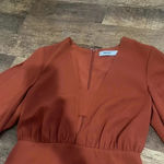 Ali & Jay  Dress bat sleeves burnt orange color vneck Photo 2