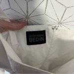 GIOVANNI BEDIN Godet Flared Cotton Mini Dress In White Size 6 Photo 8