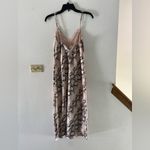 L'Agence NWT L’Agence Jodie pale pink snakeskin print 100% silk dress XS Photo 5