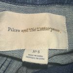 Pilcro and the Letterpress Denim Jacket Women's Size S Button Front Blue Photo 2