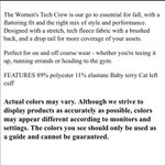 Puma  Women’s Tech Crew fitness sweatshirt “Caribbean Sea” New Small Photo 1