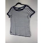 Ralph Lauren LAUREN  Crewneck Shirt XL Stripped Cotton Nautical Coastal Sailing Photo 2